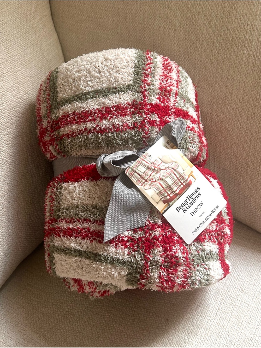 Better Homes And Gardens Holiday Plaid Throw